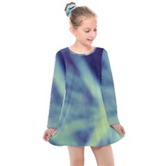 Cold Stars Kids  Long Sleeve Dress by DimitriosArt