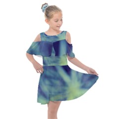 Cold Stars Kids  Shoulder Cutout Chiffon Dress by DimitriosArt