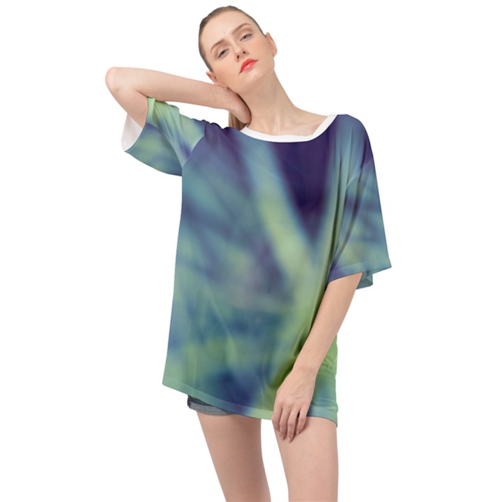 Cold Stars Oversized Chiffon Top