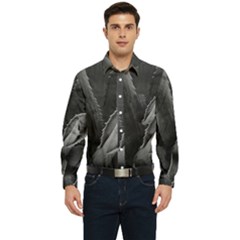 The Agave Heart Men s Long Sleeve Pocket Shirt  by DimitriosArt