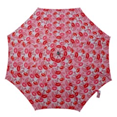 Rose Lips Hook Handle Umbrellas (medium) by Sparkle