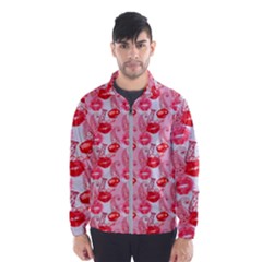 Rose Lips Men s Windbreaker