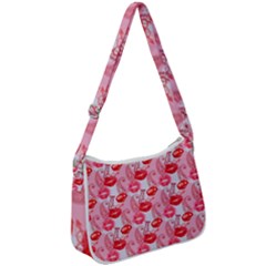 Rose Lips Zip Up Shoulder Bag by Sparkle