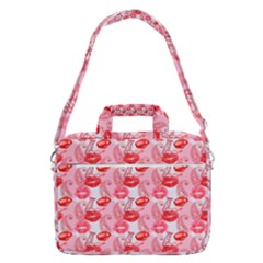 Rose Lips Macbook Pro Shoulder Laptop Bag (large)