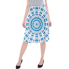 Digital Sky Midi Beach Skirt by Sparkle