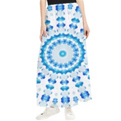 Digital Sky Maxi Chiffon Skirt by Sparkle