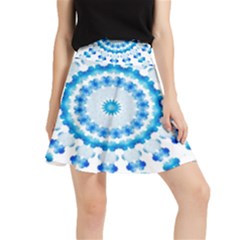 Digital Sky Waistband Skirt by Sparkle