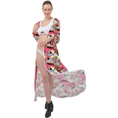 Animal Maxi Chiffon Beach Wrap by Sparkle