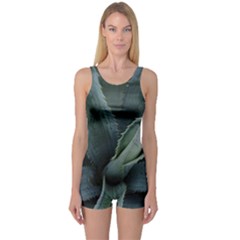 The Agave Heart Under The Light One Piece Boyleg Swimsuit by DimitriosArt