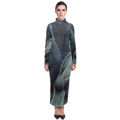 The Agave Heart Under The Light Turtleneck Maxi Dress by DimitriosArt