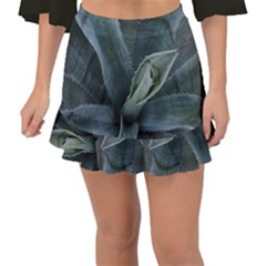 The Agave Heart Under The Light Fishtail Mini Chiffon Skirt by DimitriosArt