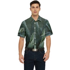 The Agave Heart Under The Light Men s Short Sleeve Pocket Shirt  by DimitriosArt