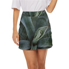 The Agave Heart Under The Light Mini Front Wrap Skirt by DimitriosArt