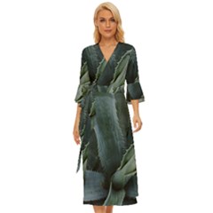 The Agave Heart Under The Light Midsummer Wrap Dress