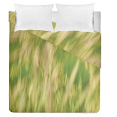 Golden Grass Abstract Duvet Cover Double Side (queen Size) by DimitriosArt