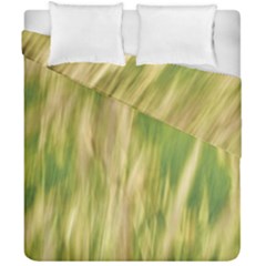 Golden Grass Abstract Duvet Cover Double Side (california King Size) by DimitriosArt