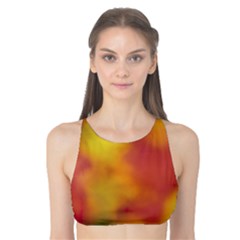 Flower Abstract Tank Bikini Top