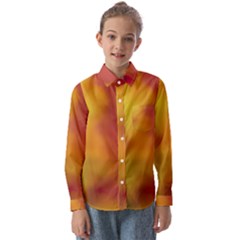 Flower Abstract Kids  Long Sleeve Shirt by DimitriosArt