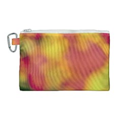 Flower Abstract Canvas Cosmetic Bag (large) by DimitriosArt