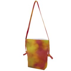 Flower Abstract Folding Shoulder Bag by DimitriosArt