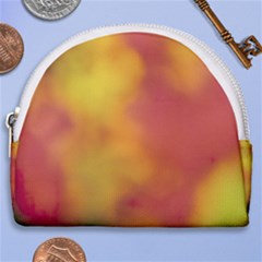 Flower Abstract Horseshoe Style Canvas Pouch by DimitriosArt