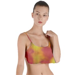 Flower Abstract Layered Top Bikini Top  by DimitriosArt