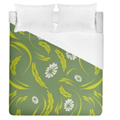 Folk Flowers Print Floral Pattern Ethnic Art Duvet Cover (queen Size) by Eskimos