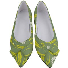 Folk Flowers Print Floral Pattern Ethnic Art Women s Bow Heels by Eskimos