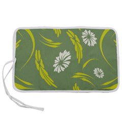 Folk Flowers Print Floral Pattern Ethnic Art Pen Storage Case (m) by Eskimos