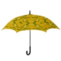 Floral folk damask pattern Fantasy flowers Floral geometric fantasy Hook Handle Umbrellas (Small) View3