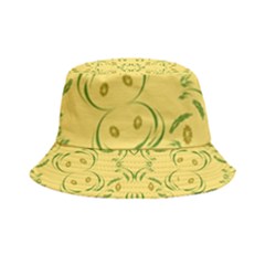 Floral Folk Damask Pattern Fantasy Flowers Floral Geometric Fantasy Inside Out Bucket Hat by Eskimos