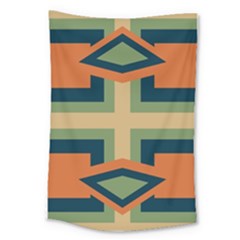 Abstract Pattern Geometric Backgrounds   Large Tapestry by Eskimos