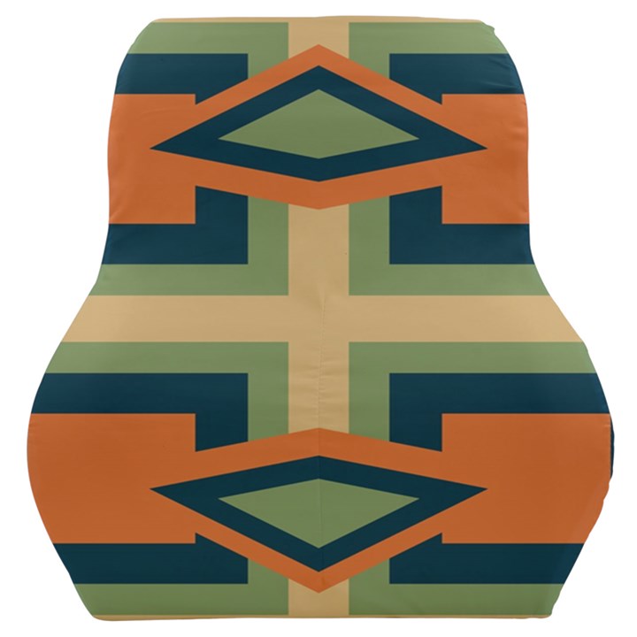 Abstract pattern geometric backgrounds   Car Seat Back Cushion 