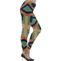 Abstract pattern geometric backgrounds   Lightweight Velour Leggings View4