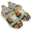 Abstract pattern geometric backgrounds   Kids  Velcro Strap Shoes View3