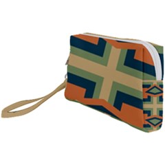 Abstract Pattern Geometric Backgrounds   Wristlet Pouch Bag (small) by Eskimos