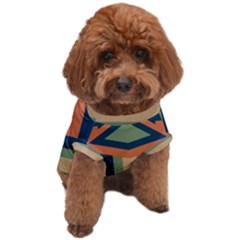 Abstract Pattern Geometric Backgrounds   Dog T-shirt by Eskimos