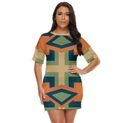 Abstract Pattern Geometric Backgrounds   Just Threw It On Dress by Eskimos