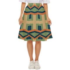 Abstract Pattern Geometric Backgrounds   Classic Short Skirt by Eskimos