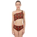 Abstract pattern geometric backgrounds   Spliced Up Two Piece Swimsuit View1