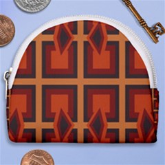 Abstract Pattern Geometric Backgrounds   Horseshoe Style Canvas Pouch by Eskimos