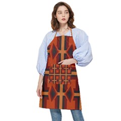 Abstract Pattern Geometric Backgrounds   Pocket Apron