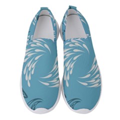 Folk Flowers Print Floral Pattern Ethnic Art Women s Slip On Sneakers by Eskimos