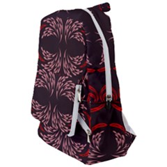 Floral Folk Damask Pattern Fantasy Flowers Floral Geometric Fantasy Travelers  Backpack by Eskimos