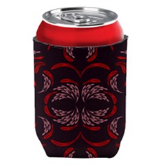 Floral Folk Damask Pattern Fantasy Flowers Floral Geometric Fantasy Can Holder by Eskimos