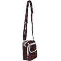 Floral folk damask pattern Fantasy flowers Floral geometric fantasy Shoulder Strap Belt Bag View1