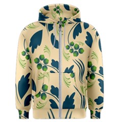 Folk Flowers Print Floral Pattern Ethnic Art Men s Zipper Hoodie by Eskimos