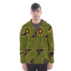 Floral Pattern Paisley Style Paisley Print  Doodle Background Men s Hooded Windbreaker by Eskimos