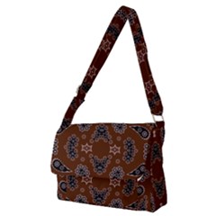 Floral Pattern Paisley Style Paisley Print  Doodle Background Full Print Messenger Bag (m) by Eskimos