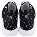 Grey And Black Alien Dancing Girls Drawing Pattern Men s Lightweight High Top Sneakers View4